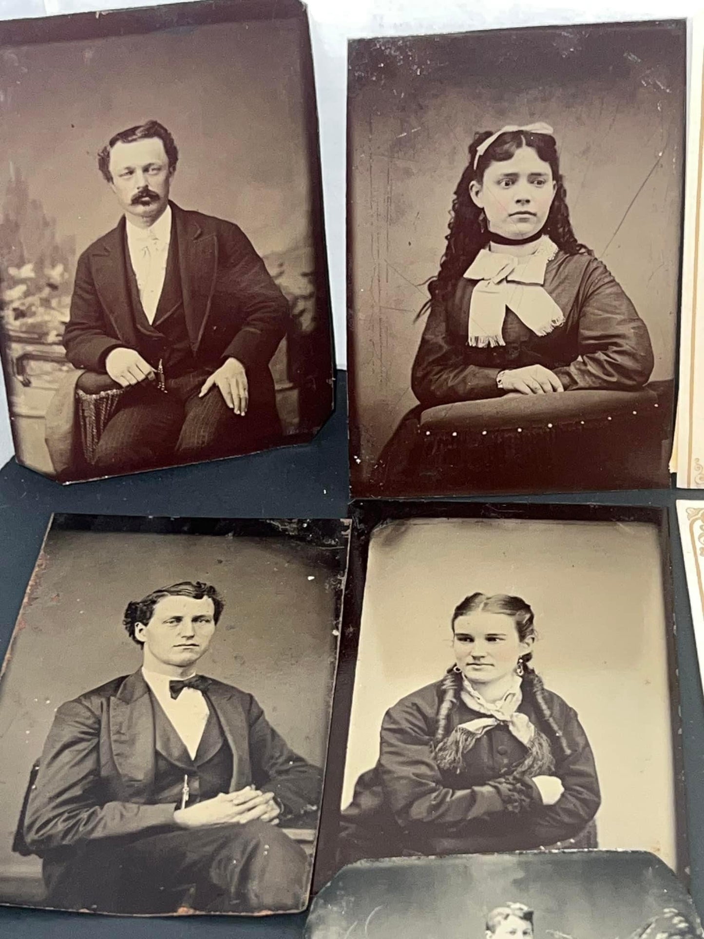 Antique Victorian tintype photo lot 1860-1870

26 tintype photos Jacksonville Illinois