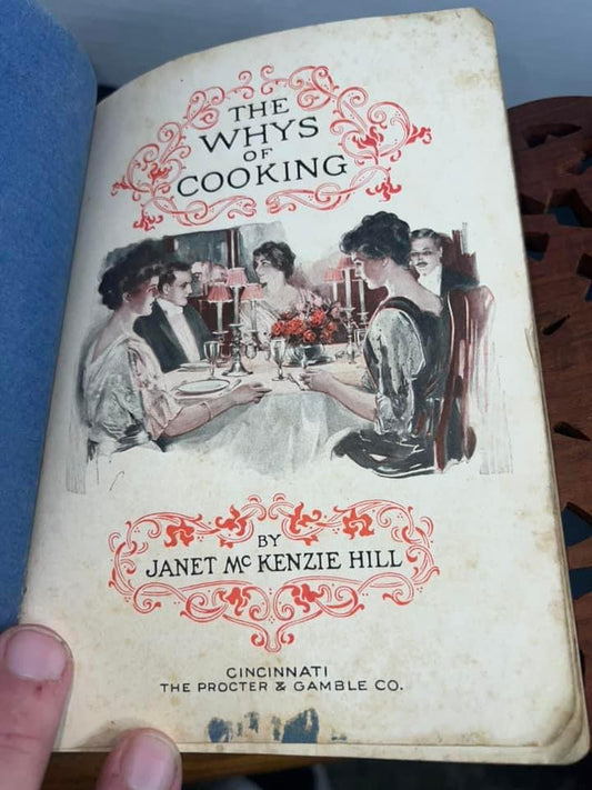 Antique Art deco cook book 1919

The why’s of cooking

106 pages illustrated