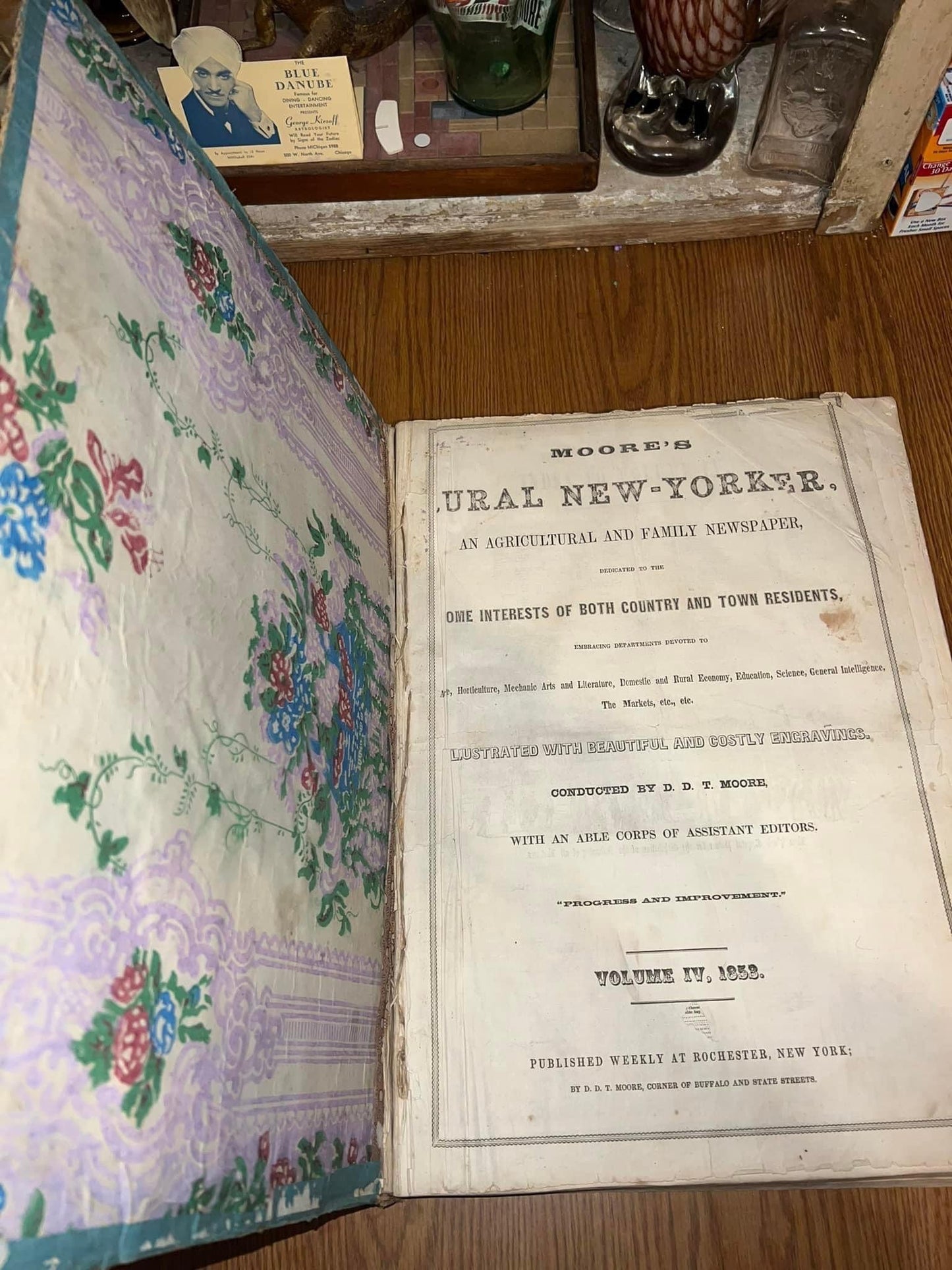 Antique pre civil war 1850s - 2 bound periodicals

Moores - the rural New Yorker

An agricultural and family newspaper