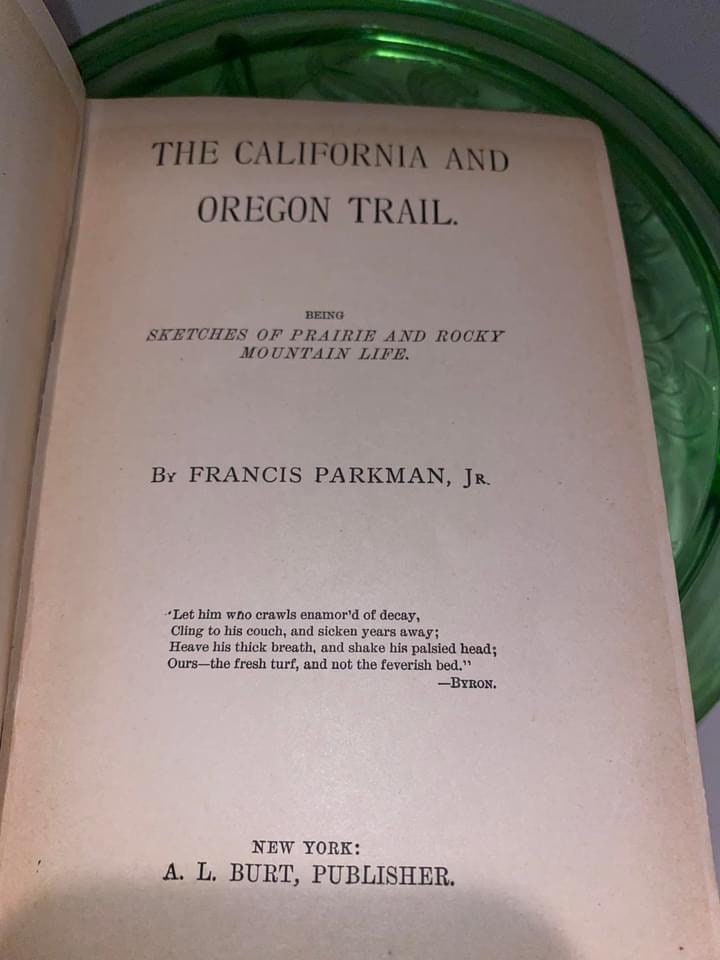 Antique history The California and Oregon trail Being sketches of prairie and Rocky Mountain life