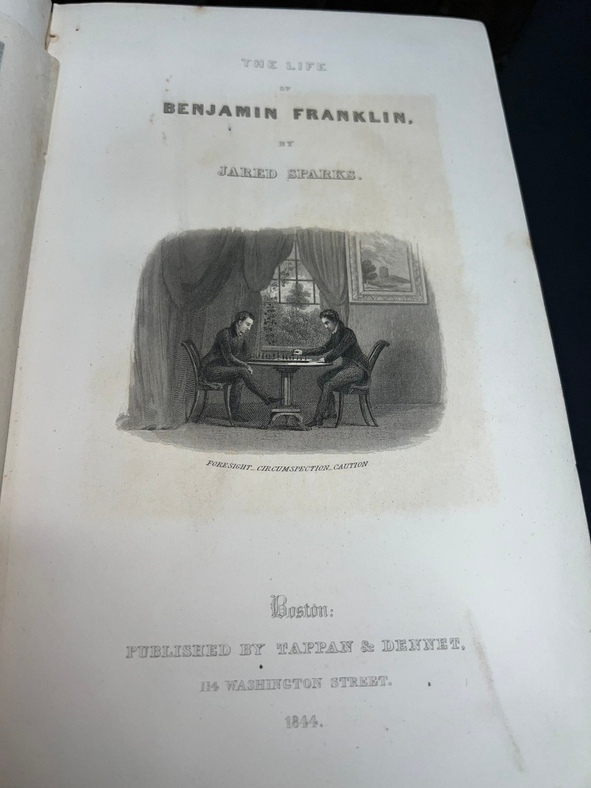 Antique 1836-1840 The works of Benjamin Franklin 8 volumes Jared sparks American history