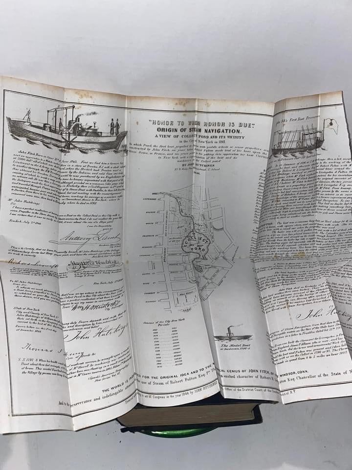 Antique Documentary history of New York Volume 2 C 1849 pre civil war Victorian ny historical maps
