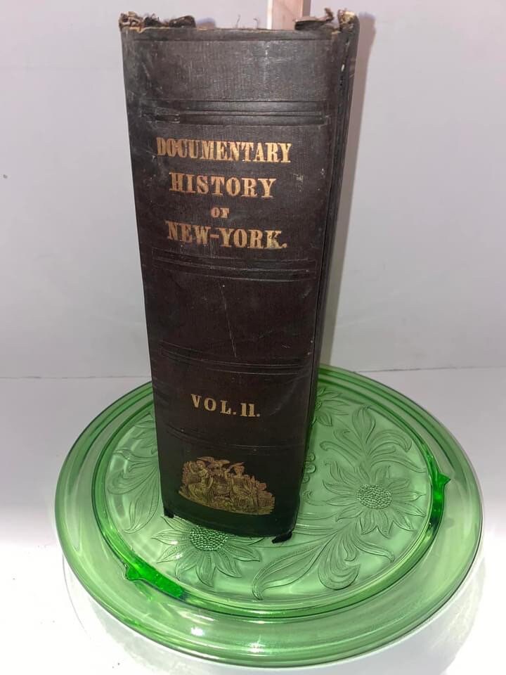 Antique Documentary history of New York Volume 2 C 1849 pre civil war Victorian ny historical maps