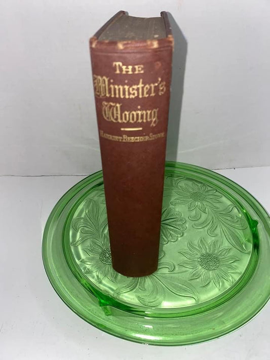 Antique 1859 1st edition The ministers wooing Harriet Beecher Stowe pre civil war
