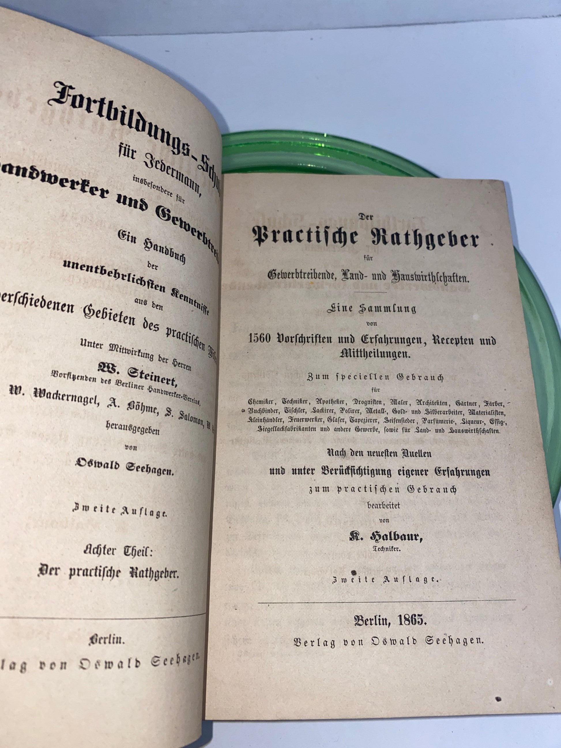 Antique German cookbook civil war era 1865 kitchen recipes