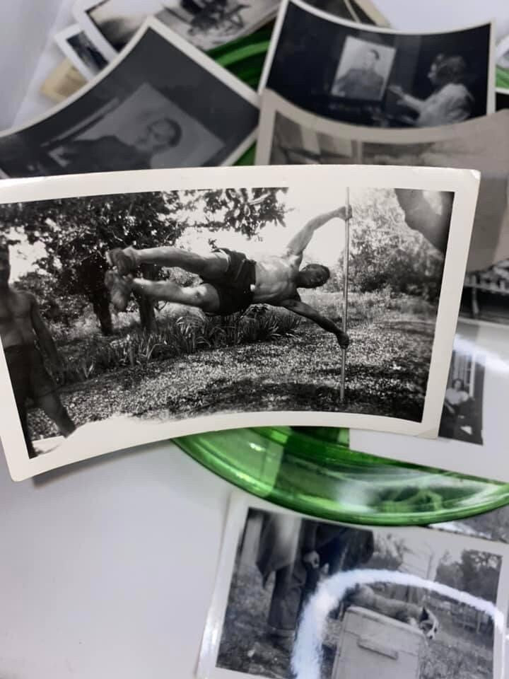 Vintage photo lot snapshot 1910-1950 black & white military,art,fox hunting etc
