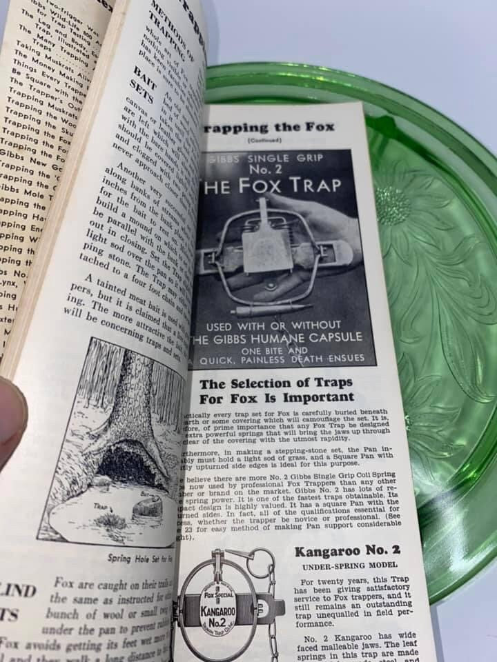 Early trapping catalog Gibbs & triumph traps for wild animals Selover Miller Cortland New York vintage hunting