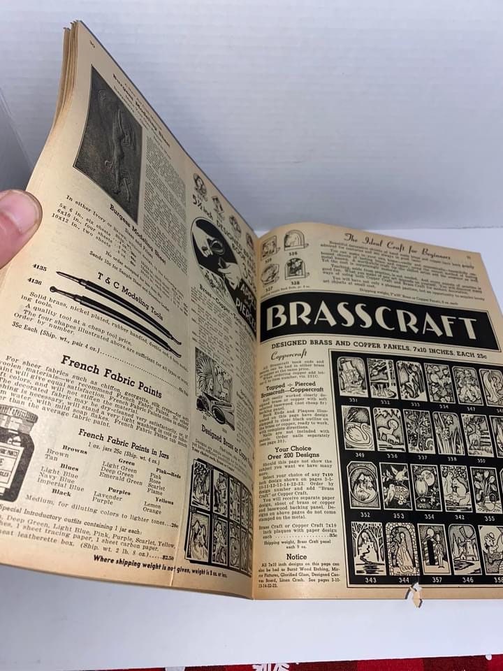 Vintage Art supply catalog The idea book 1940 Artist’s supply & craft items