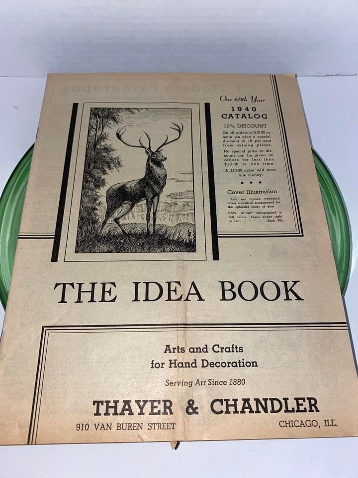 Vintage Art supply catalog The idea book 1940 Artist’s supply & craft items