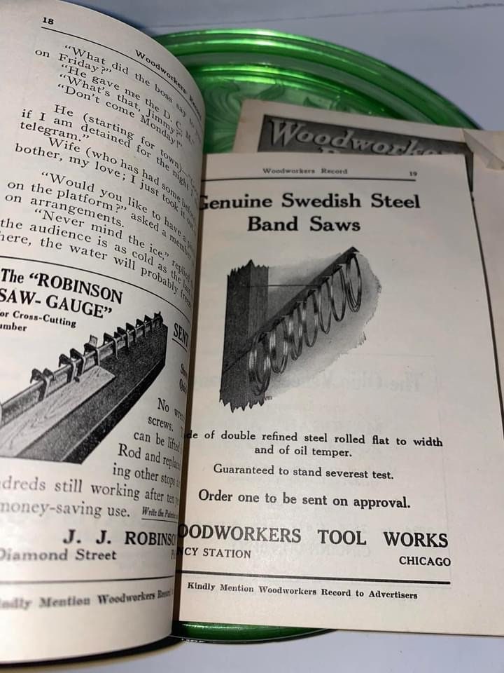 Antique 2 woodworking catalogs 1924 March & January Excellent advertising, graphics booklets