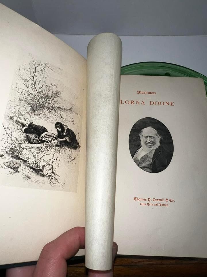 Antique Victorian Early edition Lorna doone a romance Volume 1 1893