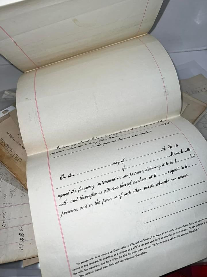 Antique Victorian handwritten letters lot , bill heads , invoices Large ephemera lot 1867-1930s