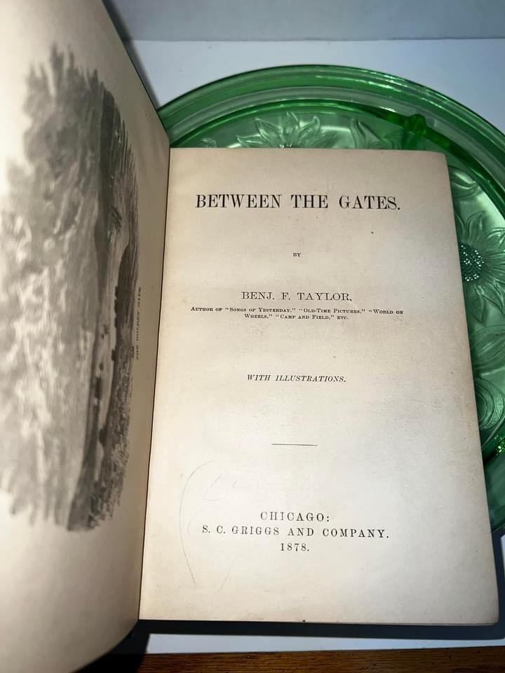 Antique Victorian Between the gates A tale of a boys trip threw early California San Francisco C 1878 first Ed