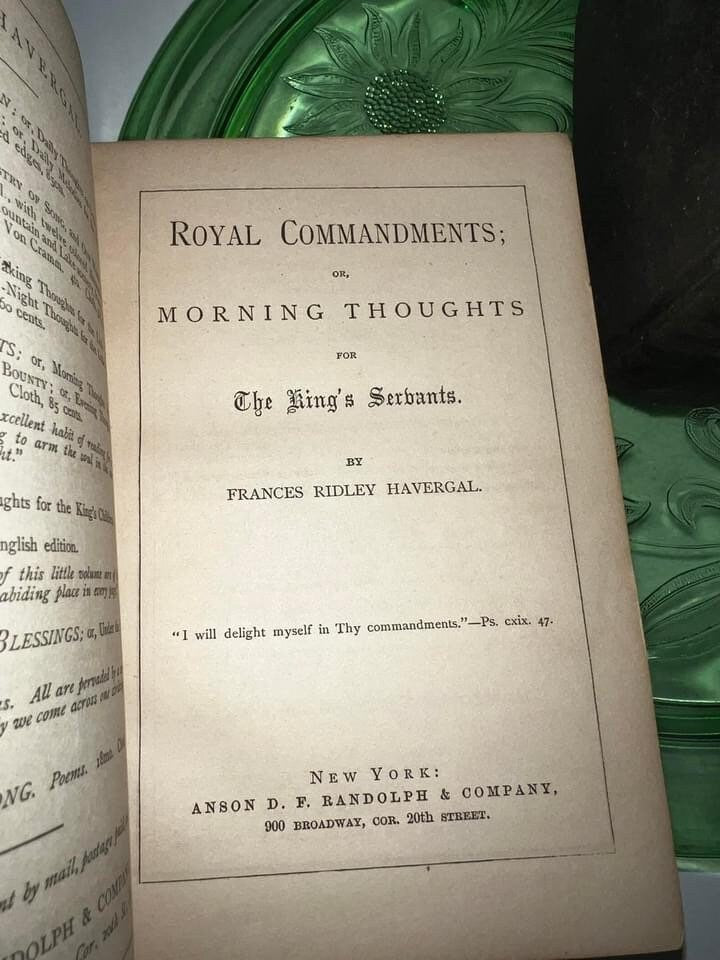 Antique Victorian Religious lot 3 books Among the theologies , the doctrines and discipline , royal commandments ,1880-1890s