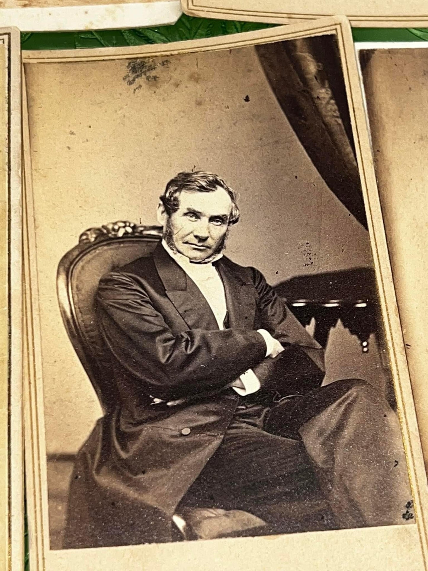 Antique civil war era Cdv photos reverends All identified genealogy 1860s