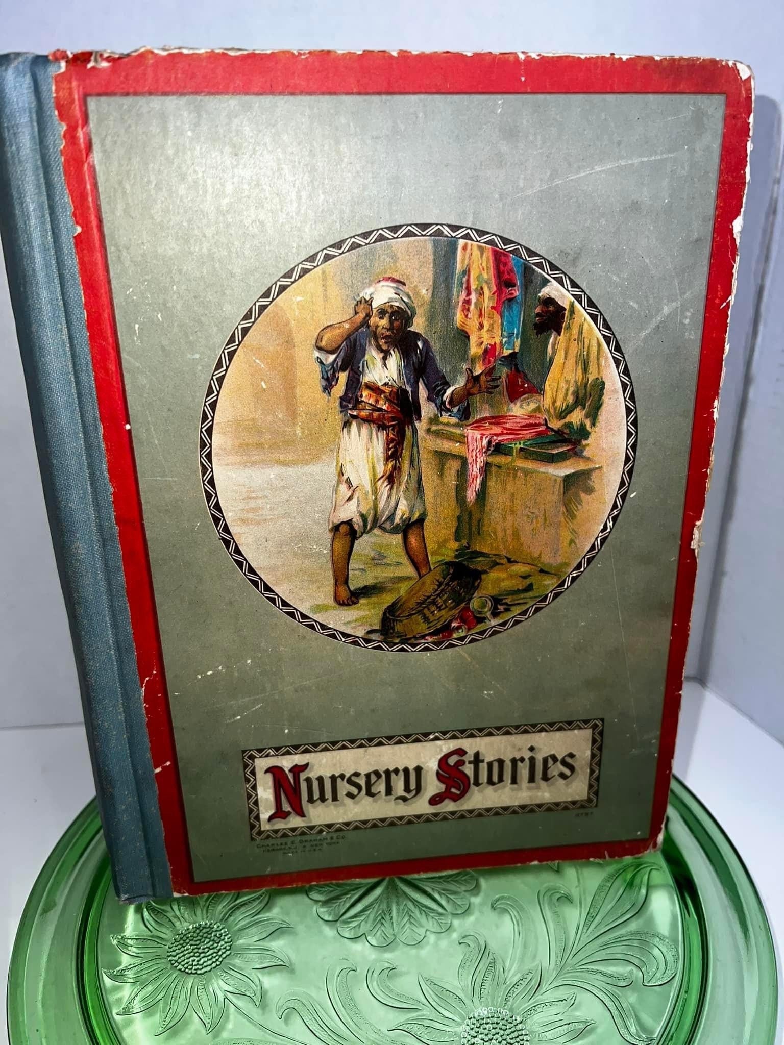 Antique Art Deco 1920s childrens book Nursery stories