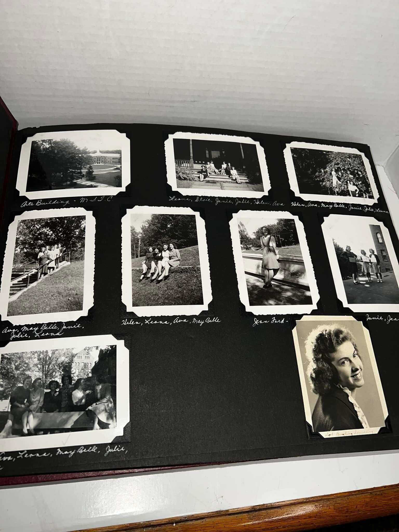 Vintage 205 + photo album military & more 1940-1950