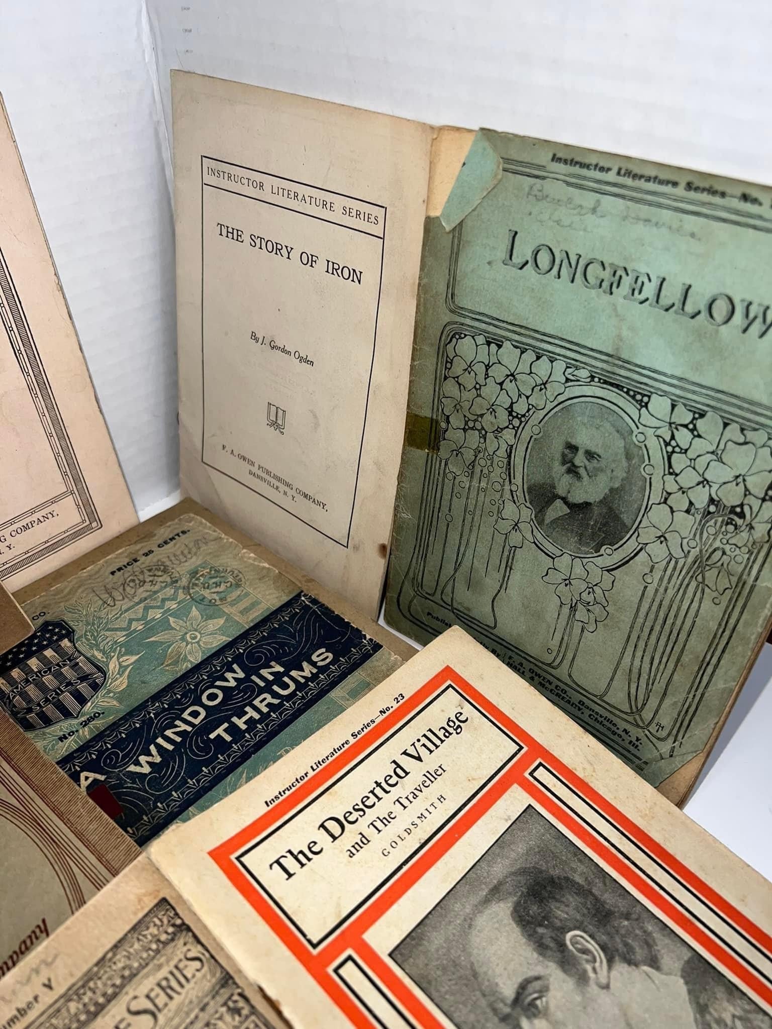 Antique 14 novel booklet lot 1890s —1900s fiction literature