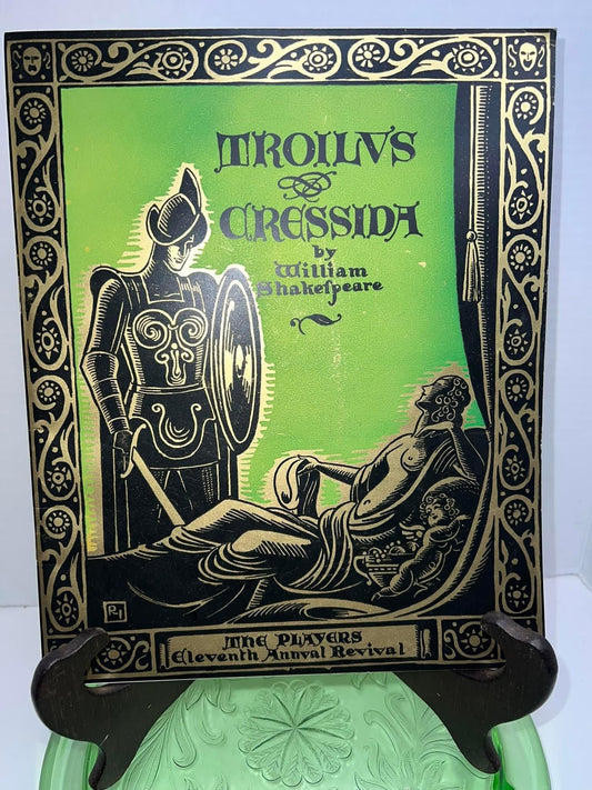 Antique Art Deco era Shakespeare 1932 Play book Troilvs and Cressida