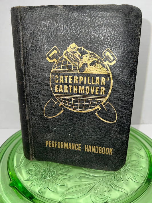 Vintage farming 1960s Caterpillar earthmover performance handbook