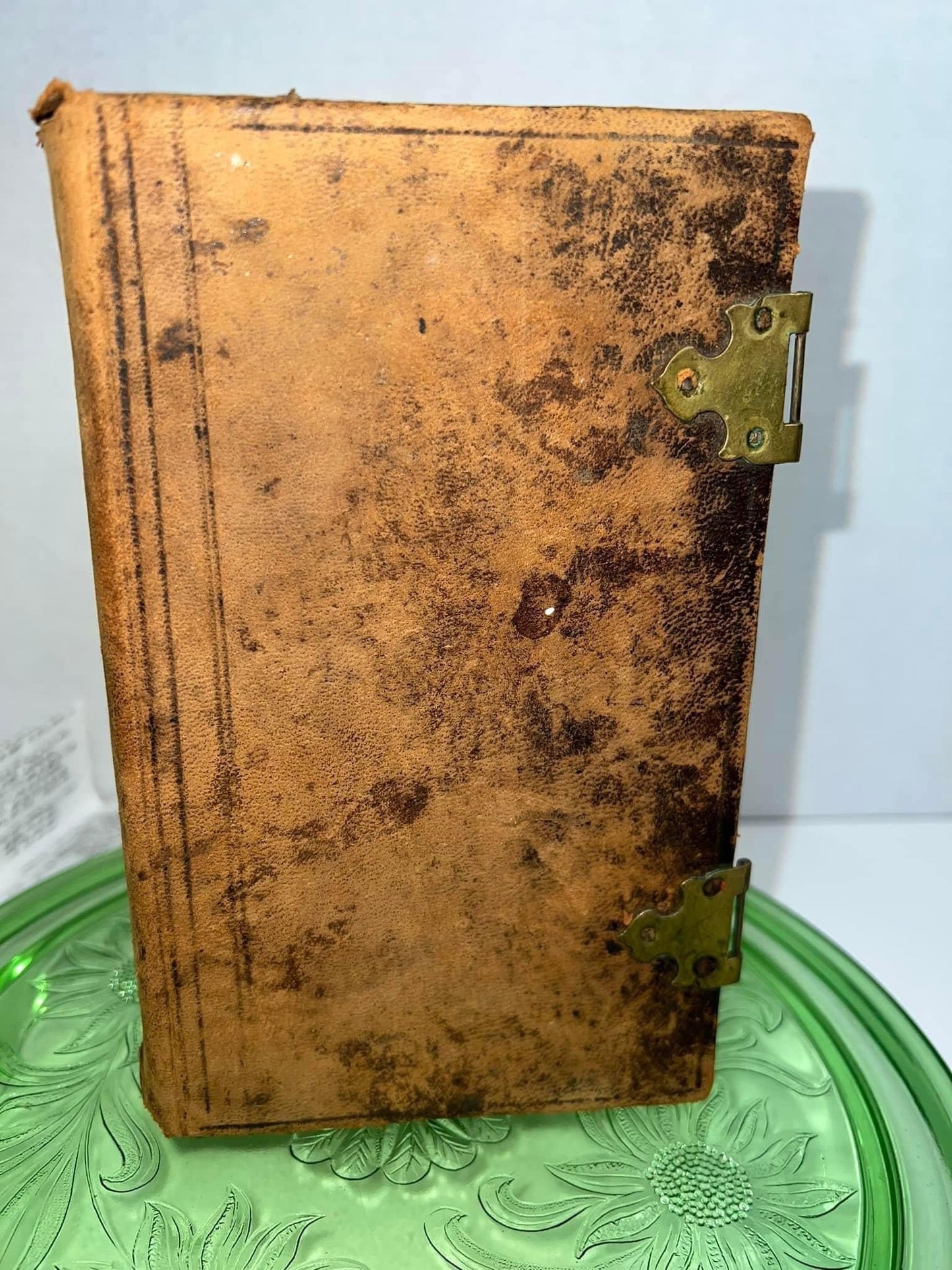 Antique pre civil war Early German bible 1830 Old & New Testament illustrated