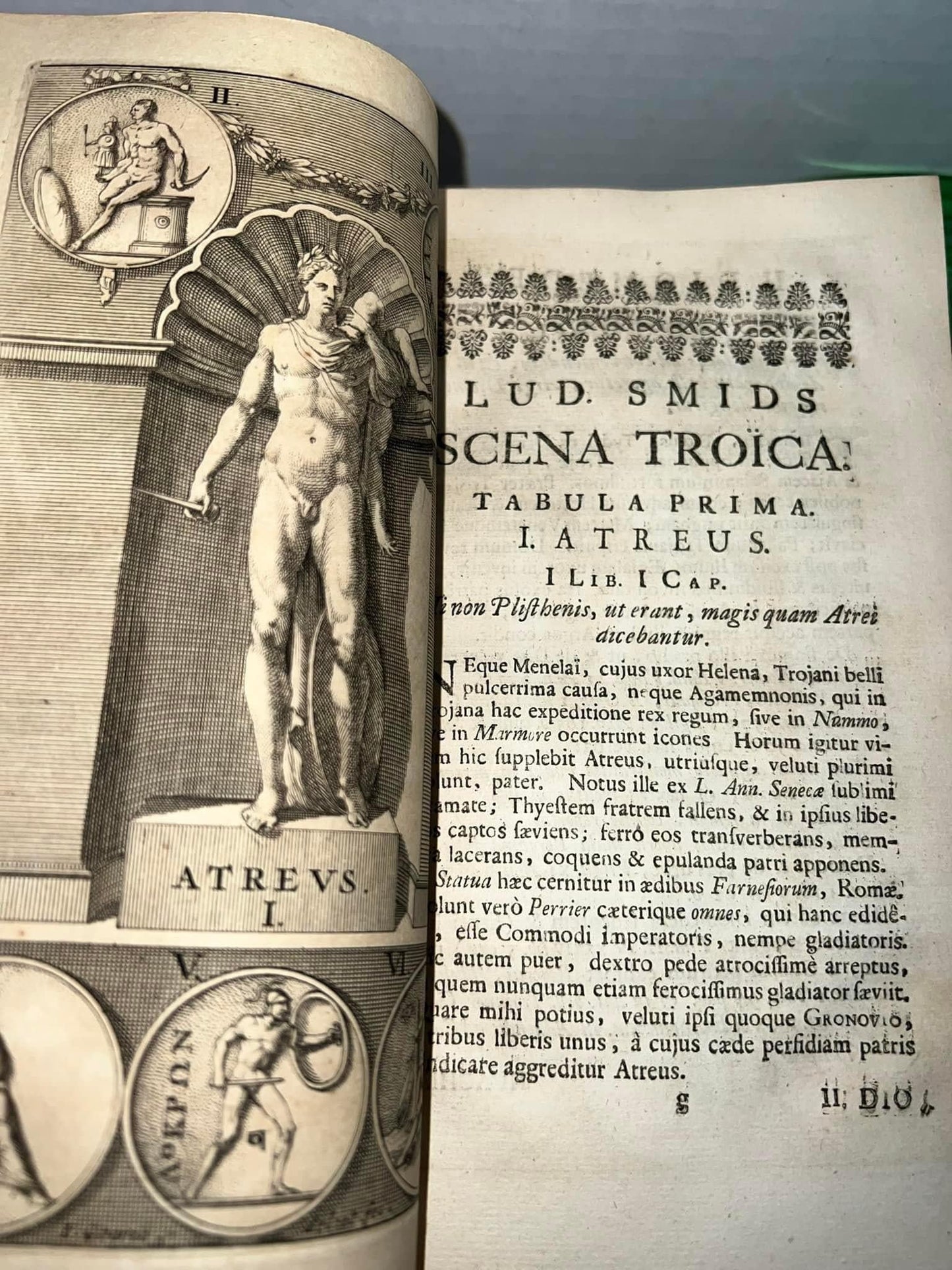Antique pre revolutionary war Roman history 1703 Dictys of cretensis and dates of the Trojan war Into the air of the sernifs dolphin