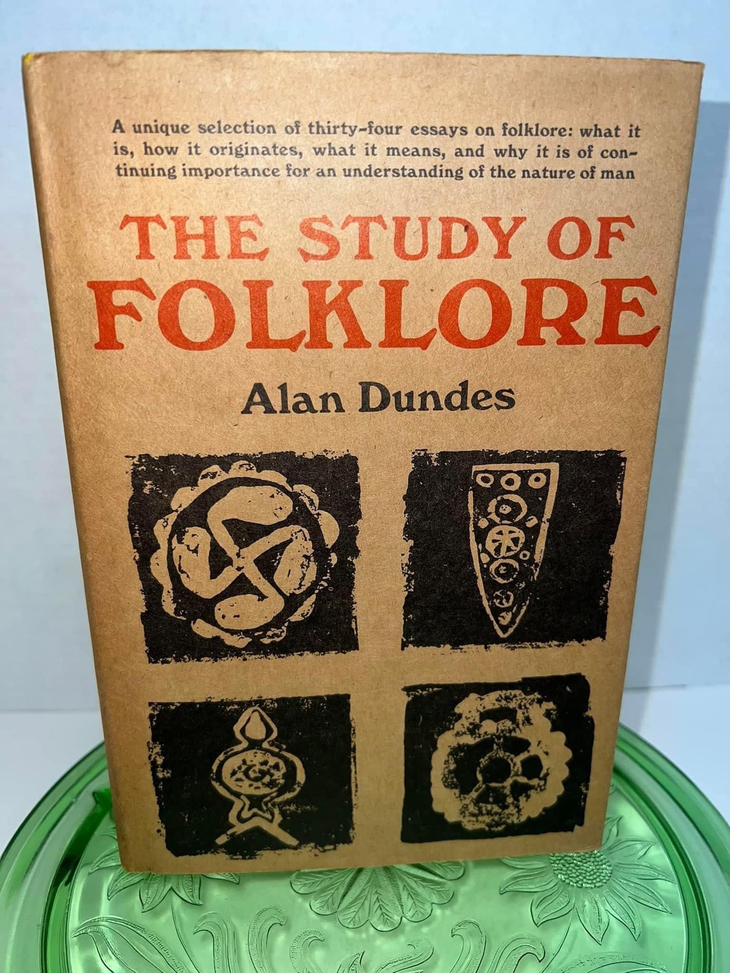 Vintage The study of folklore C 1965 1st Ed Myths, origins , society etc