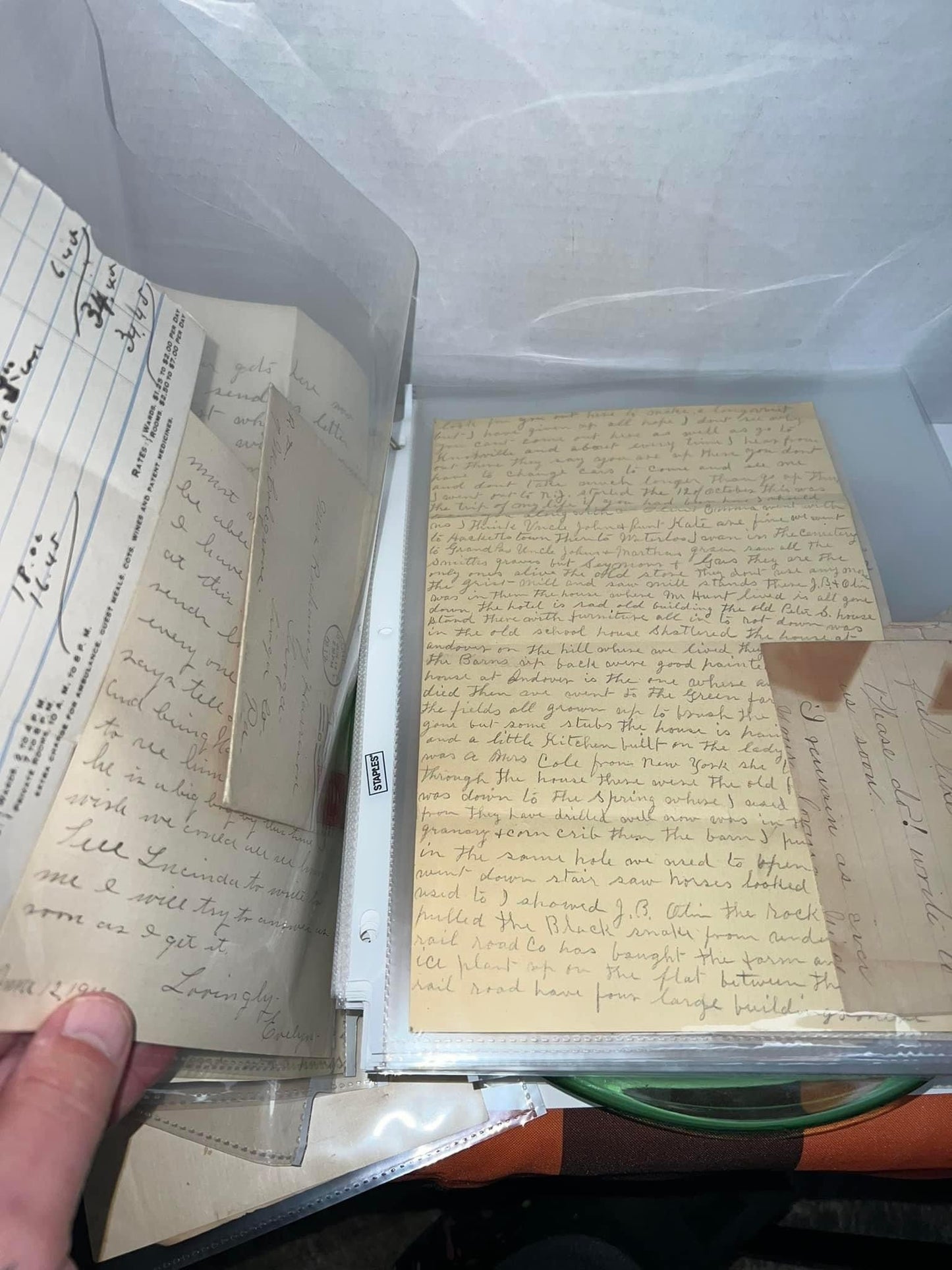 Antique handwritten Collection of correspondence letters From various family members mothers/sister /cousins , early 1900s-1920s