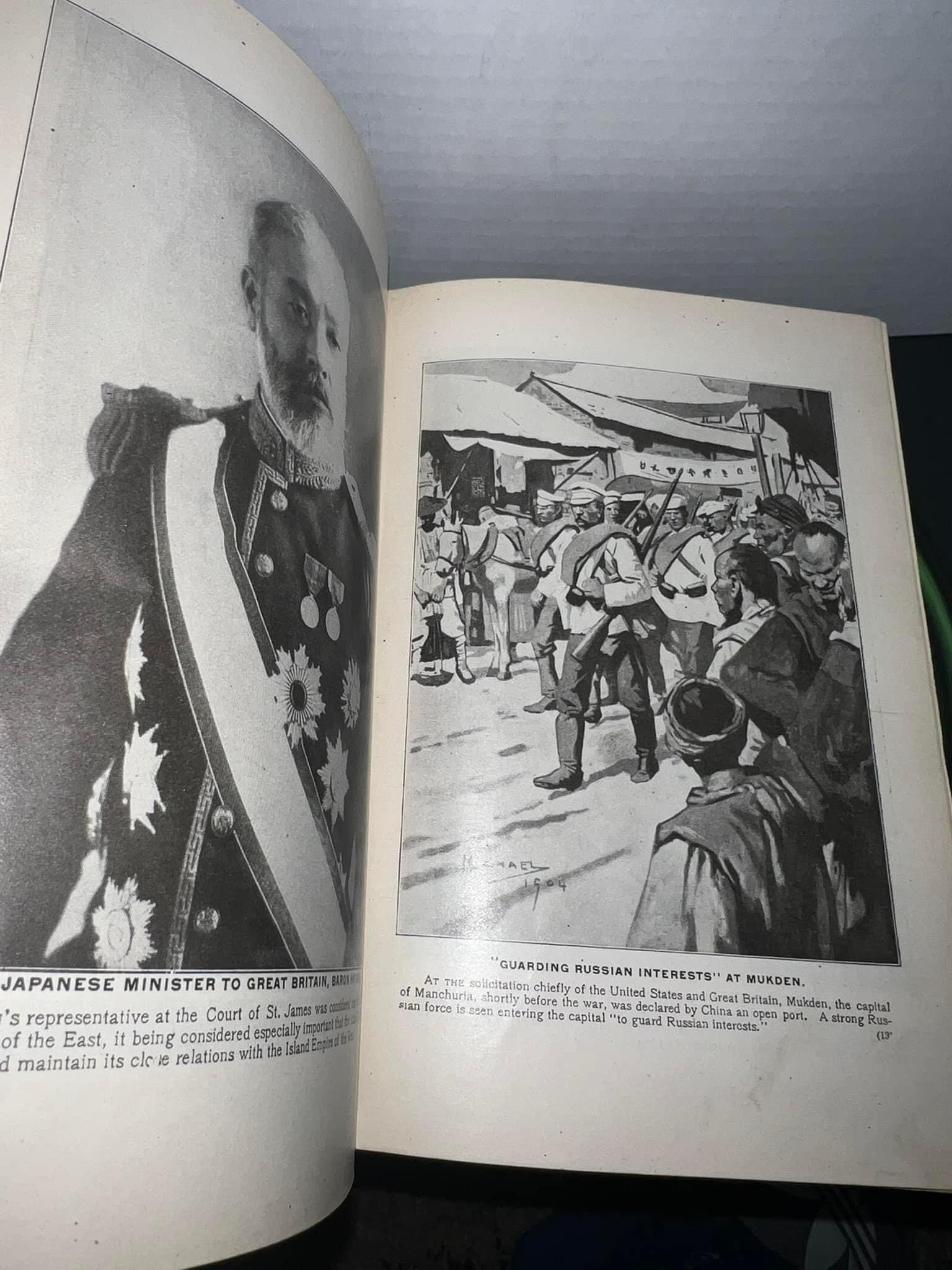 Antique 1904 Exciting experiences in the Japanese-Russian war history