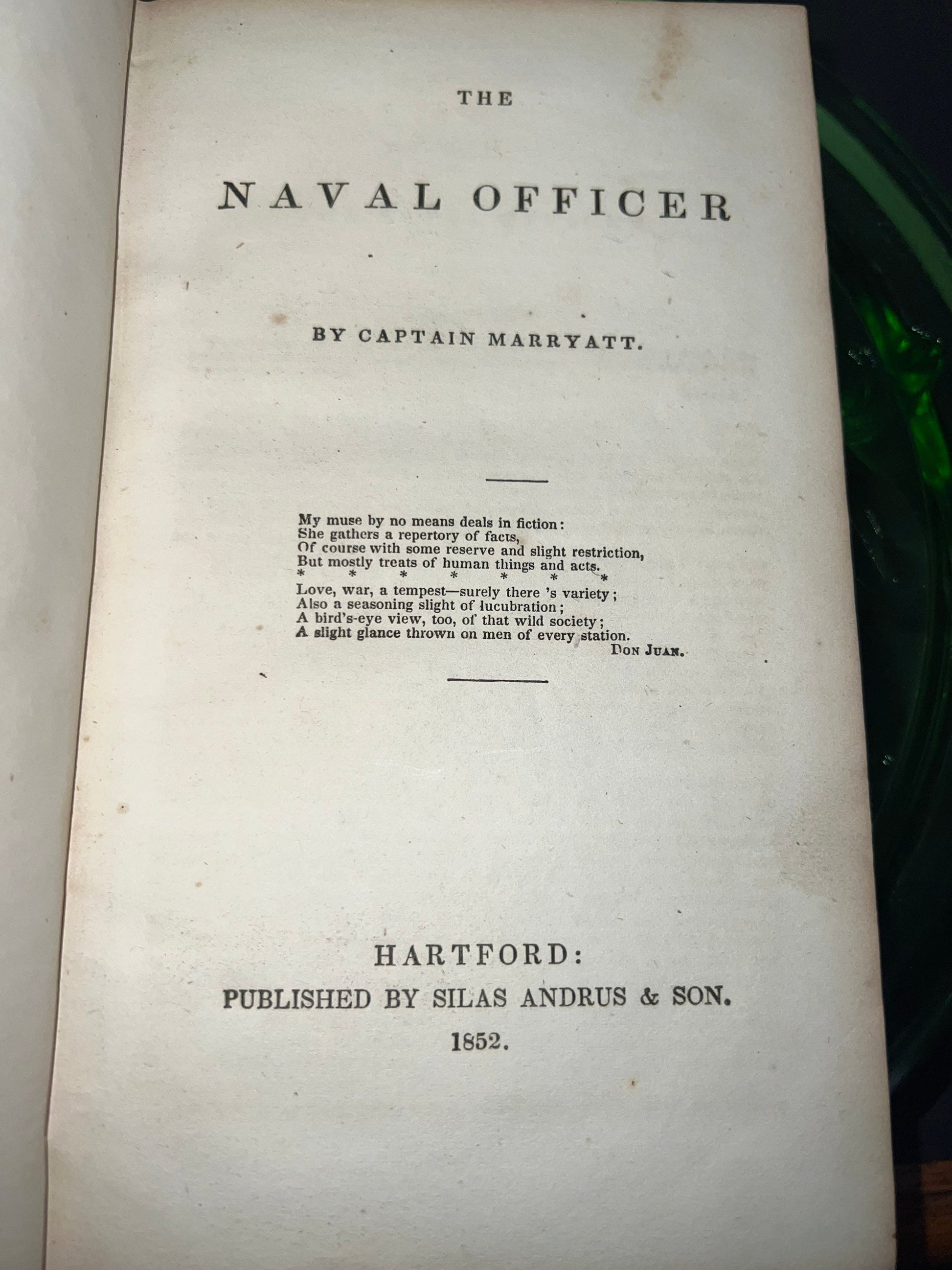 Antique pre civil war the naval officer 1852 by captain marryatt