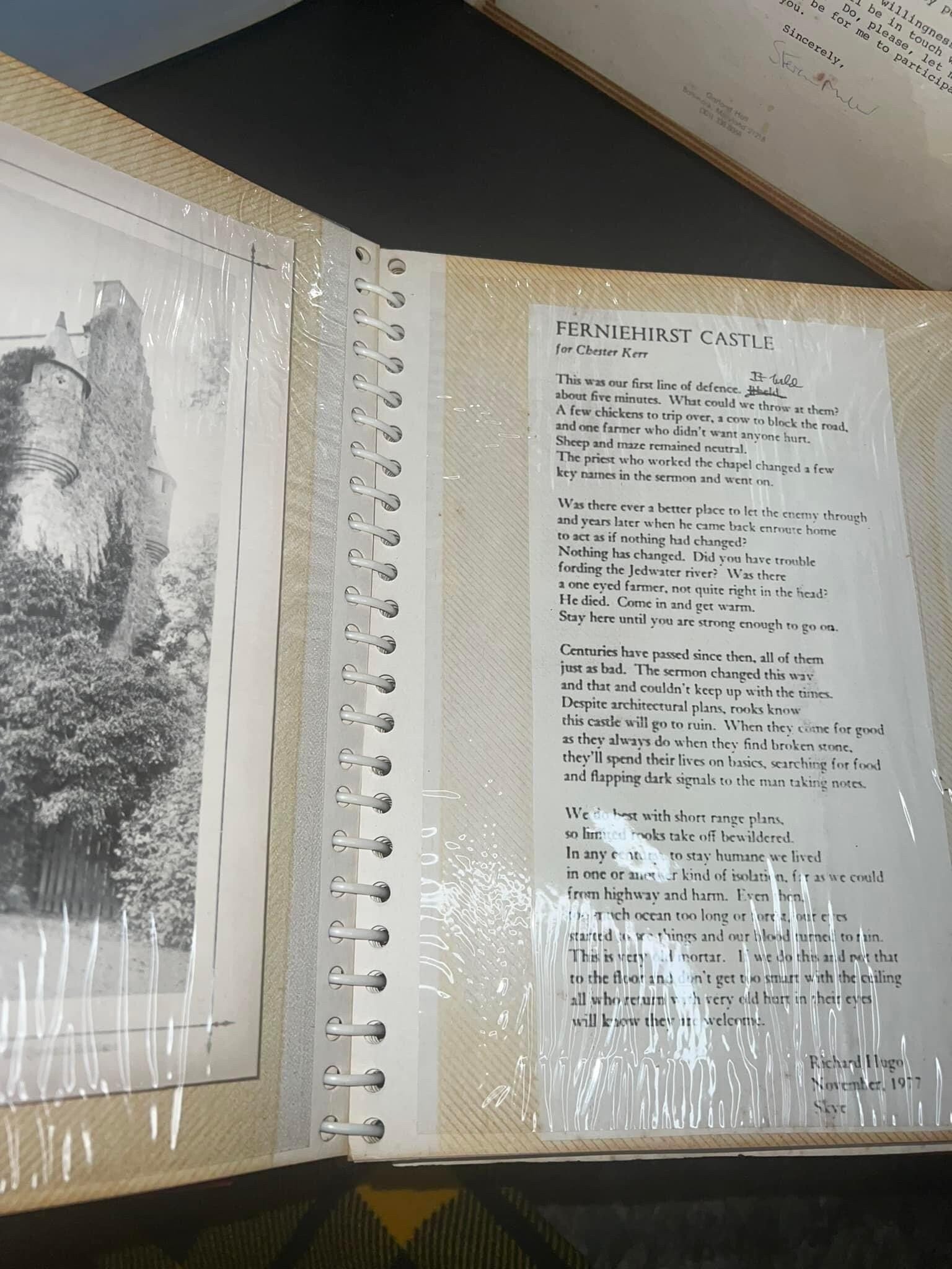 Vintage genealogy document Collection for Mr Chester kerr 1978-1984 John Hopkins , jethart callant’s festival