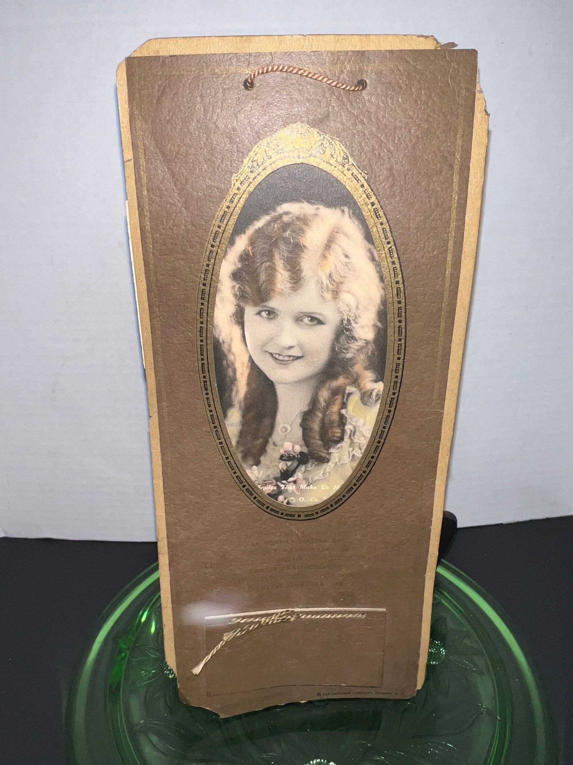 Antique calendar mary pickford vaudeville early Hollywood movies 1925 unused