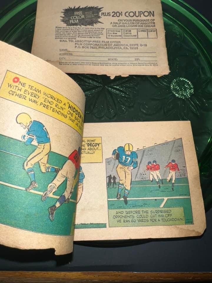 Vintage sports 1962 Football pointers — comic promo Trick plays and how to run them