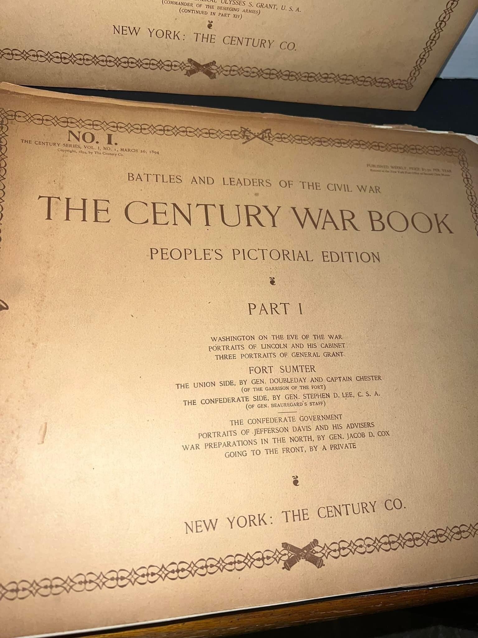 Antique 1894 Battles and leaders of the civil war People’s pictorial edition Complete 20 volumes