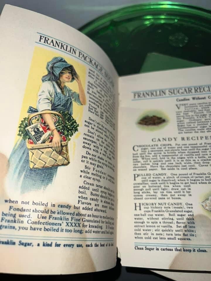 Antique advertising booklet lot cooking farming candy 1890-1900s