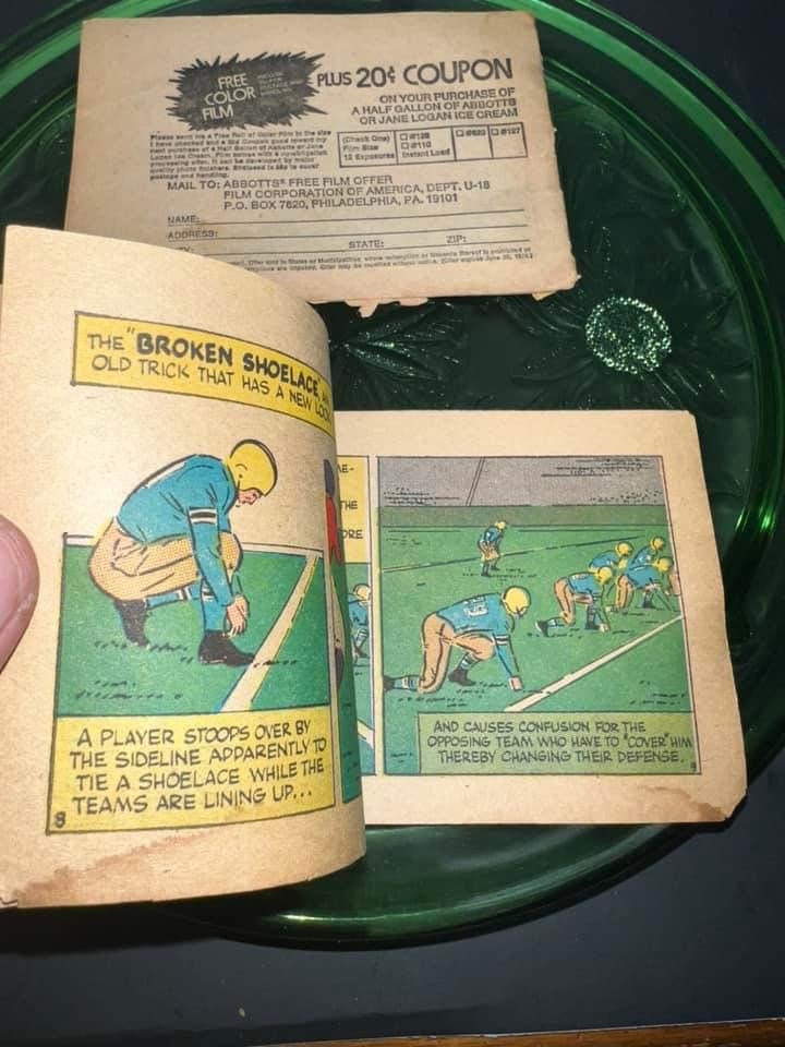 Vintage sports 1962 Football pointers — comic promo Trick plays and how to run them