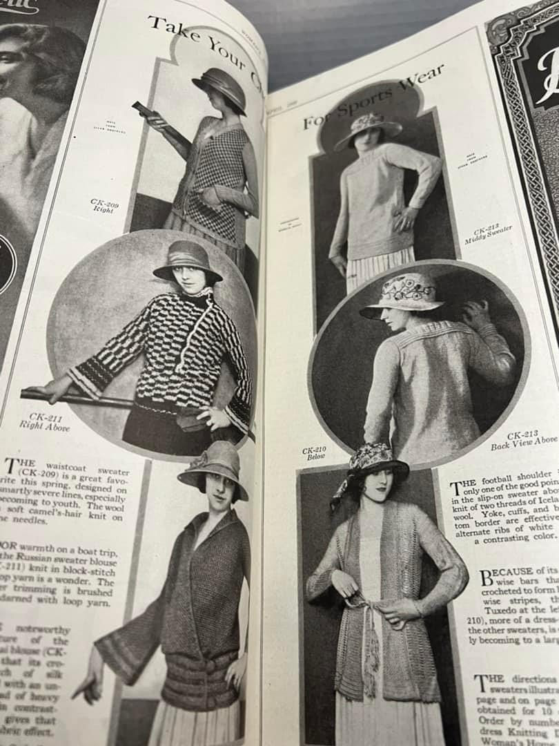 Antique Art deco 1923 Woman home companion Great advertising gorgeous fashion