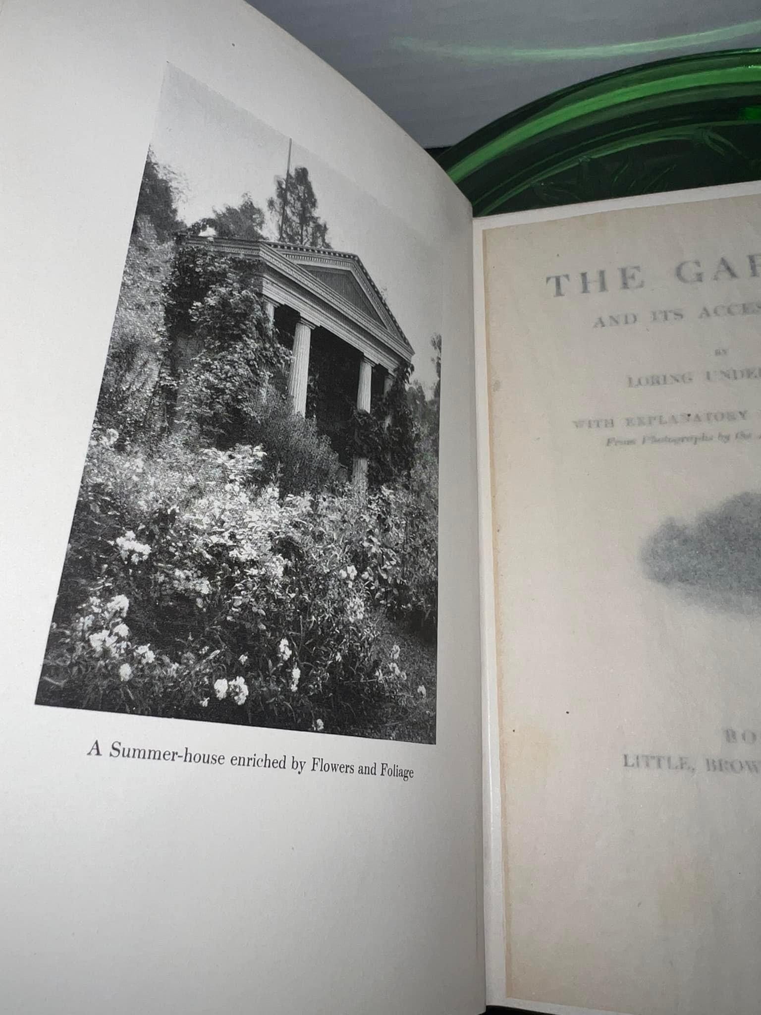 Antique 1907 The garden and its accessories profusely illustrated horticultural