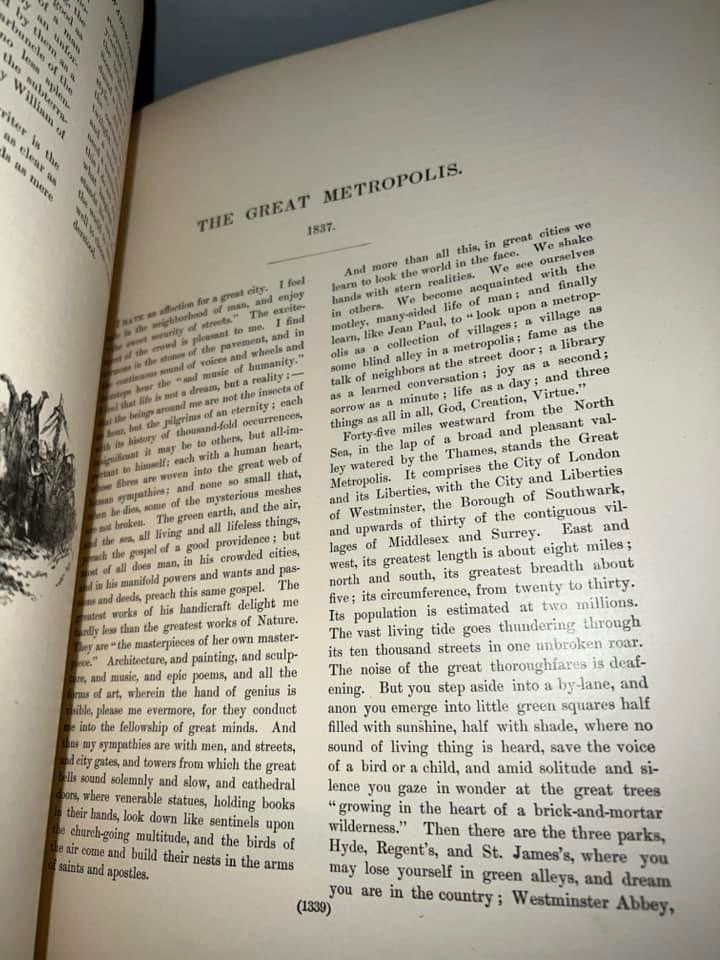 Antique Victorian poetry henry wadsworth Longfellow folio illustrated