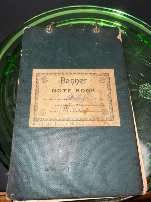 Handwritten cook book - early 1900–1920
