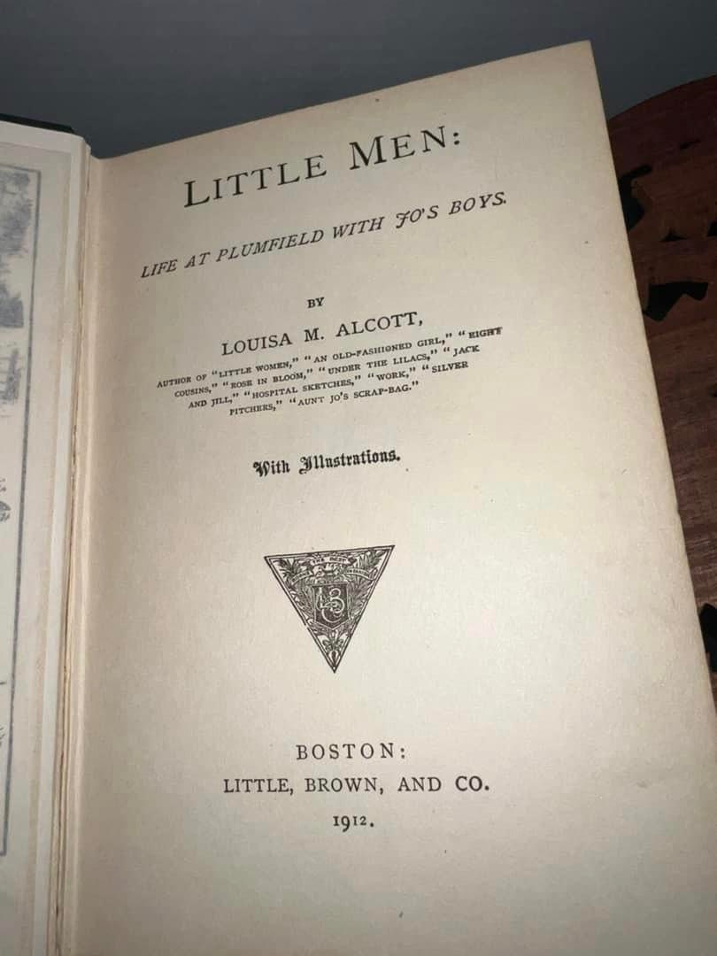 Antique 1912 Louisa may Alcott Little men