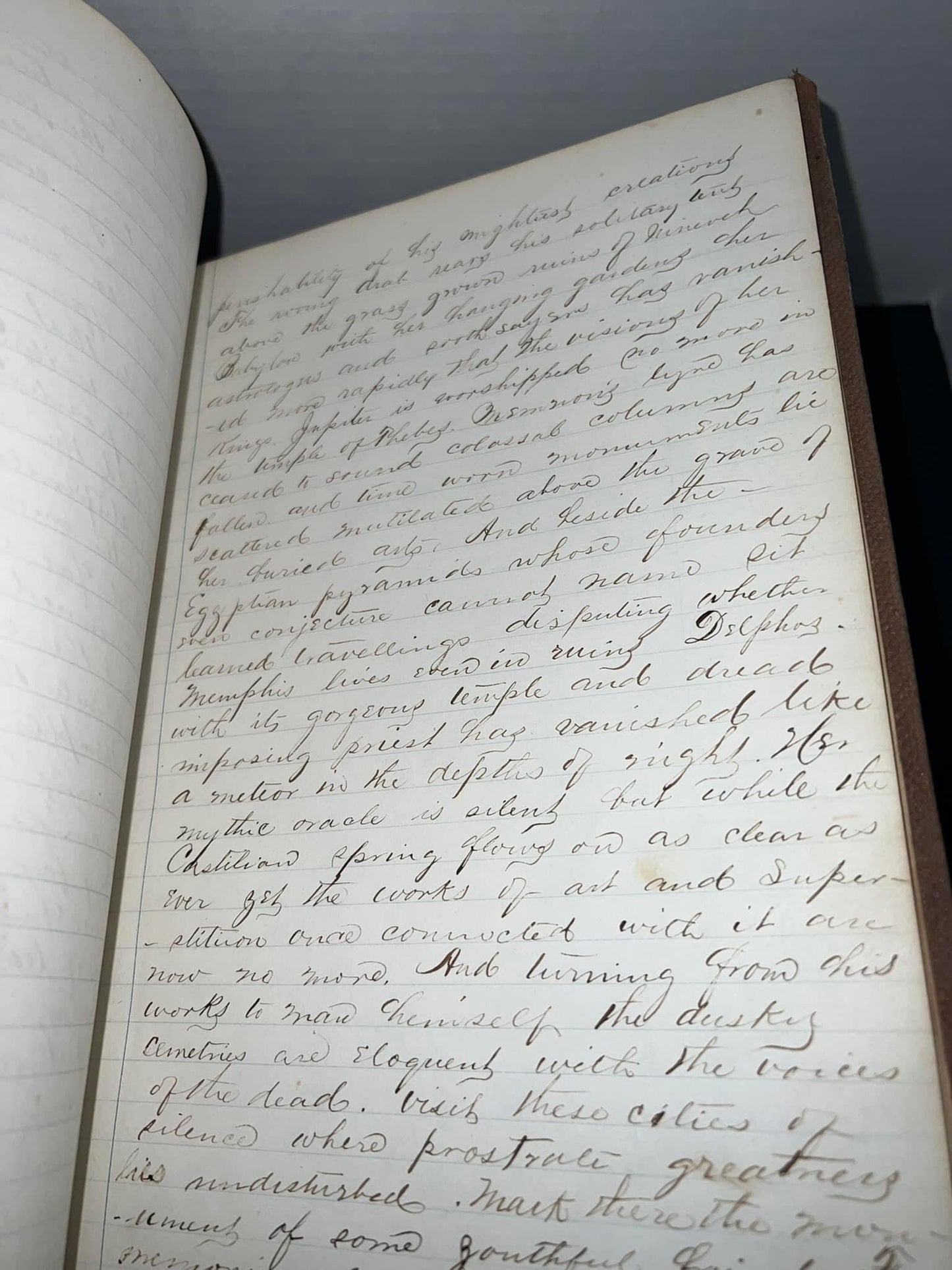 Antique civil war era 1862 handwritten journal notebook poetry stories m shafer Albany county New York