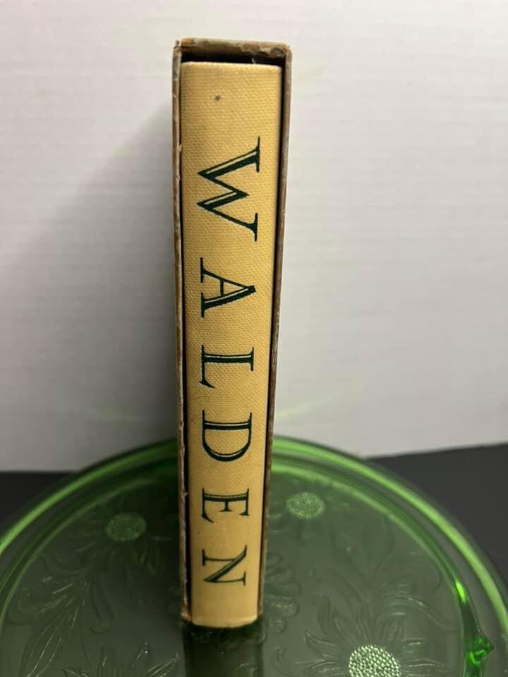 Vintage 1939 Walden or life in the woods By - Henry David thoreau Wood engravings by - Thomas w. Nason