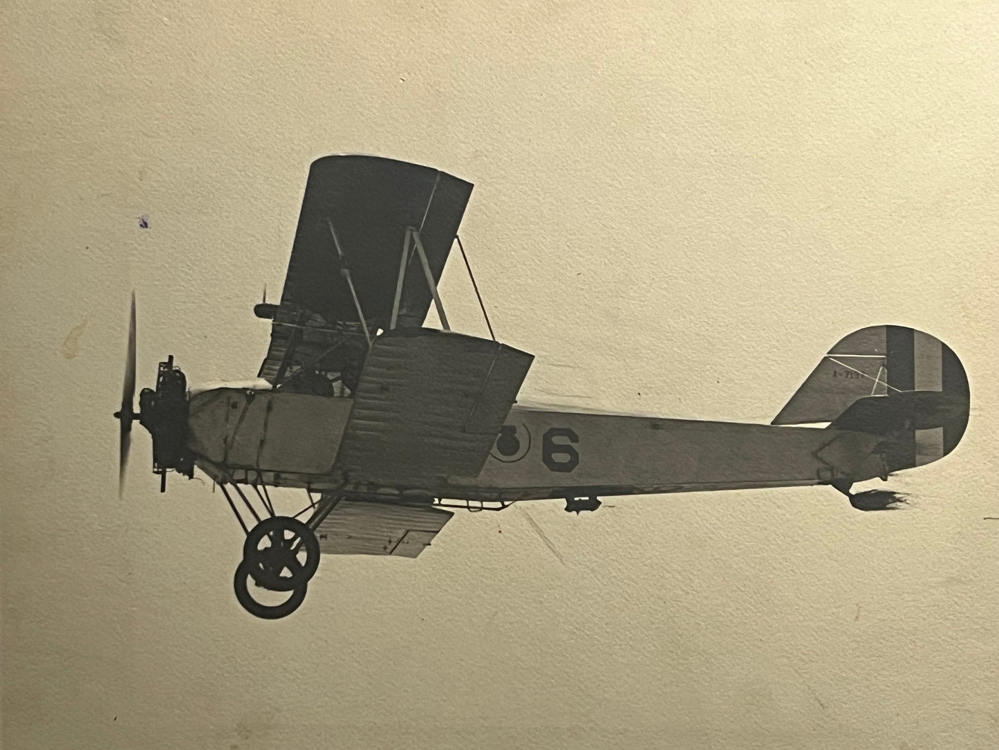 Antique Art deco photo plane aeronautical New York north island 1927