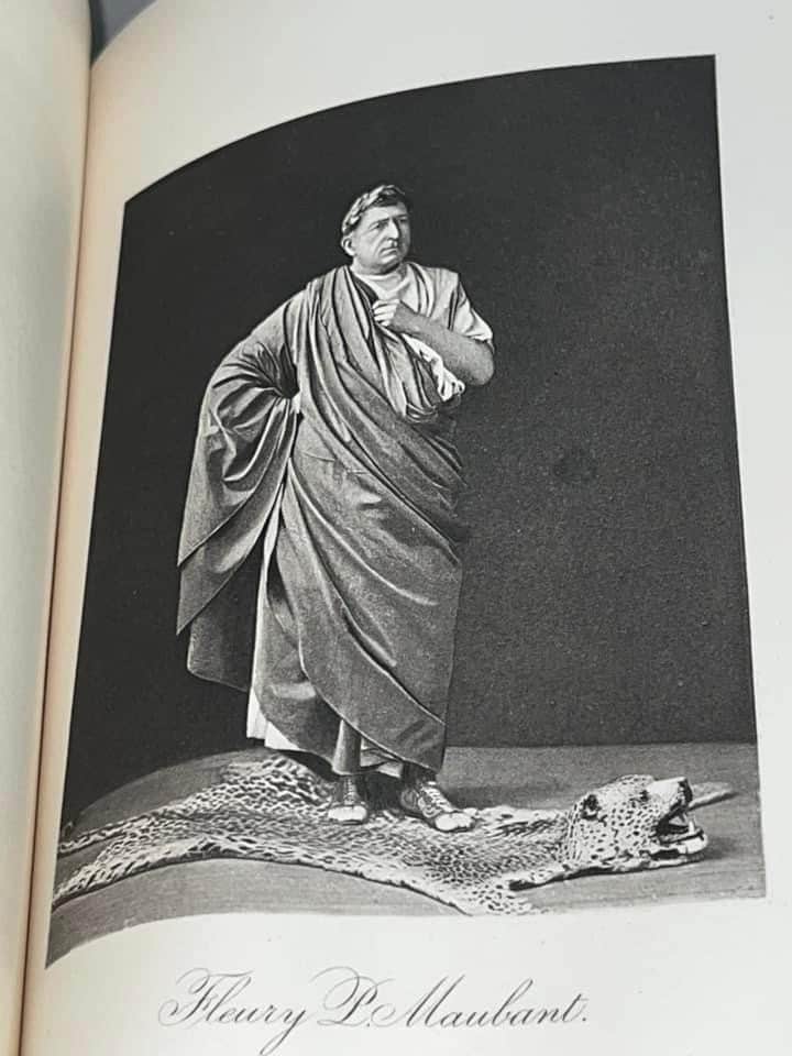 Antique 1900 Behind the scenes of the comedie francaise and other recollections photogravure illustrations