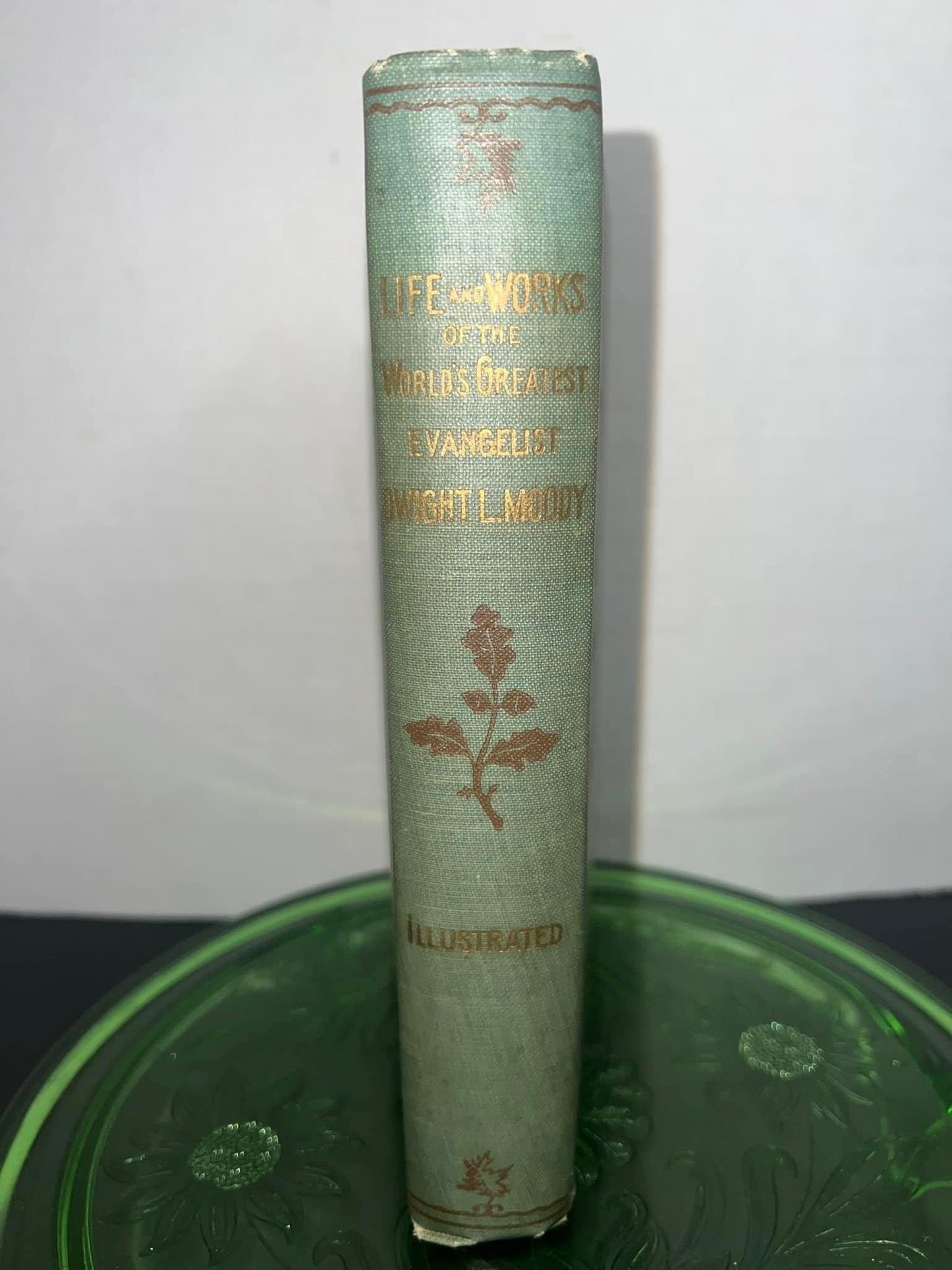 Antique 1900 The life and works of tge world’s greatest evangelist Dwight l. Moody Illustrated