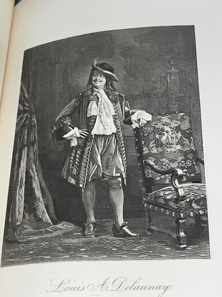 Antique 1900 Behind the scenes of the comedie francaise and other recollections photogravure illustrations